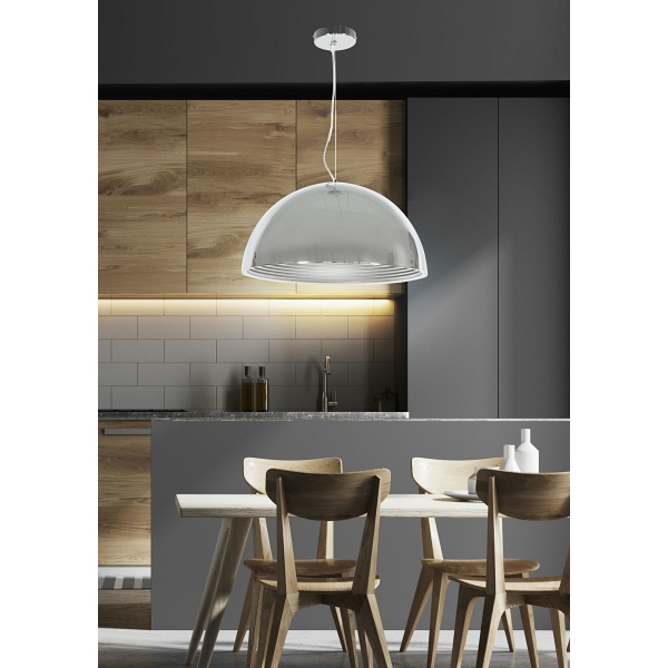 Dorada Lampa Wisząca 40 1X60W E27 Chrom Candellux