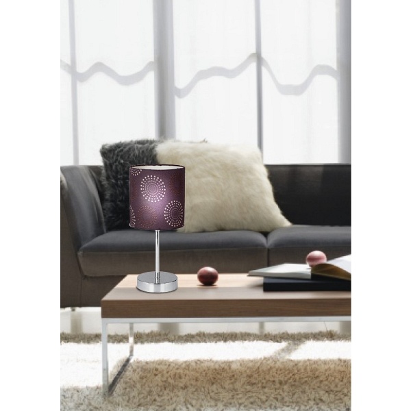 Emily Lampa Gabinetowa 1X40W E14 Brązowa Candellux