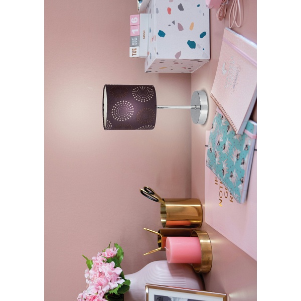 Emily Lampa Gabinetowa 1X40W E14 Brązowa Candellux