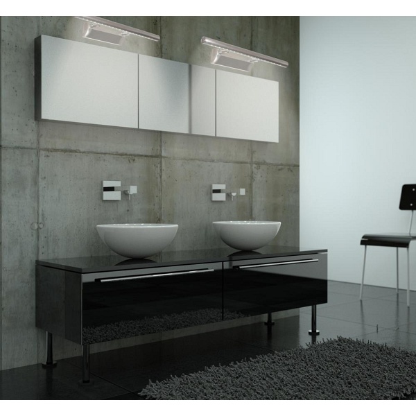 Forte Led 2 Lampa Kinkiet 5W Led Rurka Okrągła Satyna Candellux