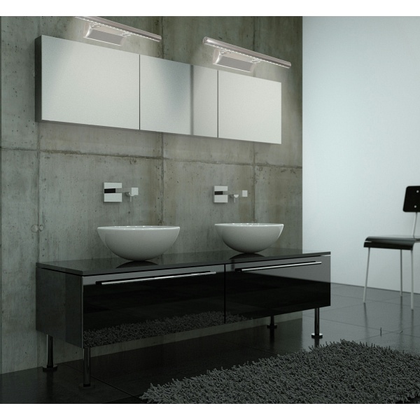 Forte Led 2 Lampa Kinkiet 5W Led Rurka Okrągła Satyna Candellux