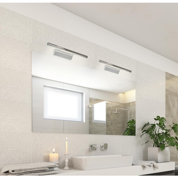 Forte Led 2 Lampa Kinkiet 5W Led Rurka Okrągła Chrom Candellux