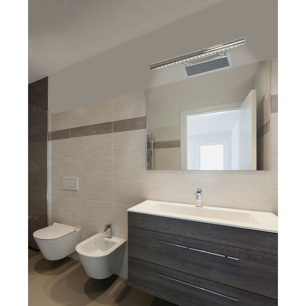 Forte Led 2 Lampa Kinkiet 5W Led Rurka Okrągła Chrom Candellux