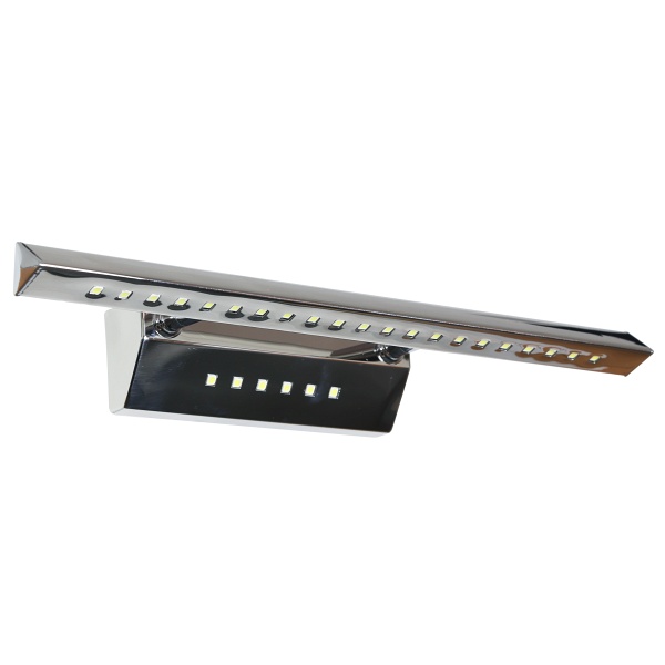 Forte Led 3 Lampa Kinkiet 7W Led Rurka Trójkątna Z Wyłącznikiem Chrom Candellux