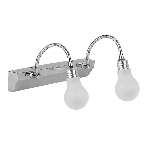 Acrylic Led Lampa Kinkiet 2X2W Led Chrom Biały Candellux