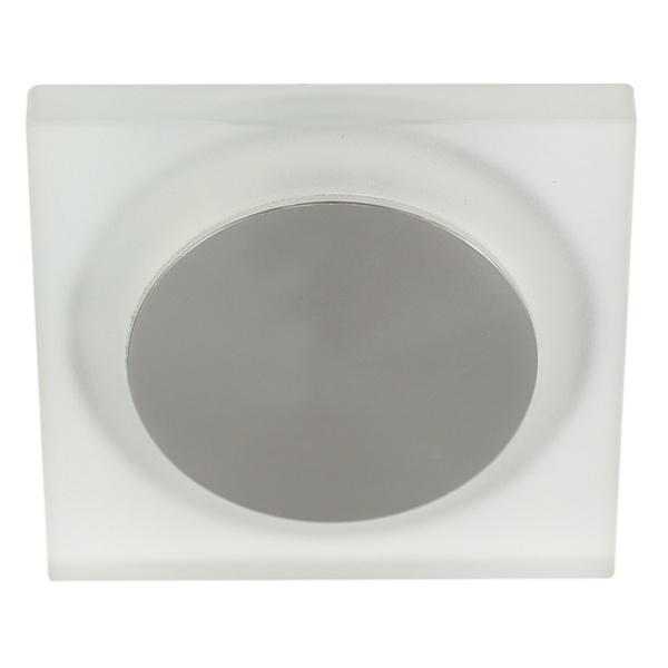 Oprawa Stropowa Stała Kwadratowa Ss-29 Al/Fr 1W Led 230V Szkło Mrożone Candellux