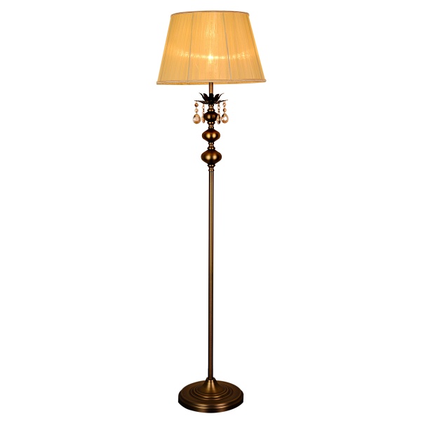 Adonis Lampa Podłogowa 1X60W E27 Patyna + Abażur O Tym Samym Indeksie Candellux