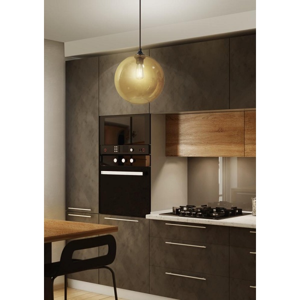 Lampa wisząca Edison 25 brązowa żarówka 1x60w - Candellux