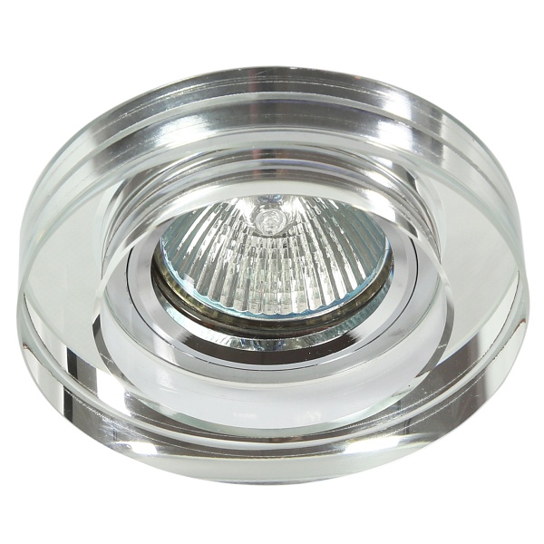 Ss-31 Ch/Tr Mr16 Chrom Opr. Strop. Stała Okrągła Szkło Transparent Candellux