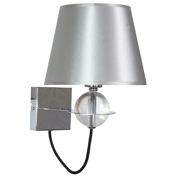Tesoro Lampa Kinkiet 1X40W E14 Srebrny Candellux