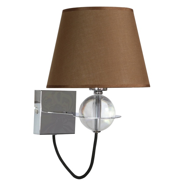 Tesoro Lampa Kinkiet 1X40W E14 Brązowy Candellux