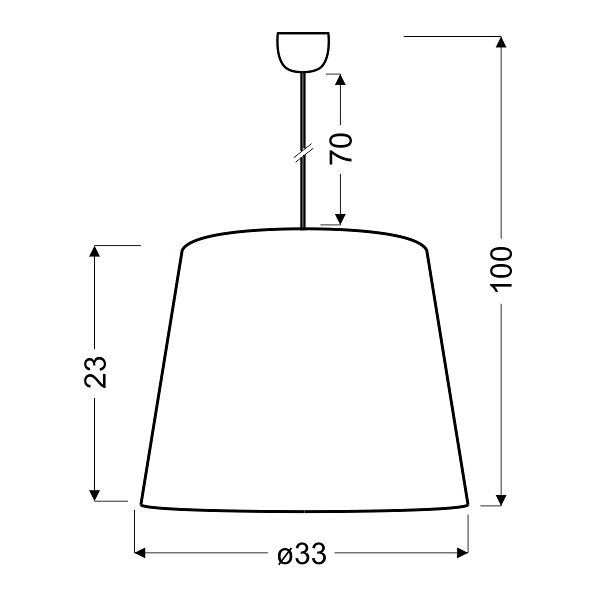 Winter Lampa Wisząca 30 1X60W E27 Candellux
