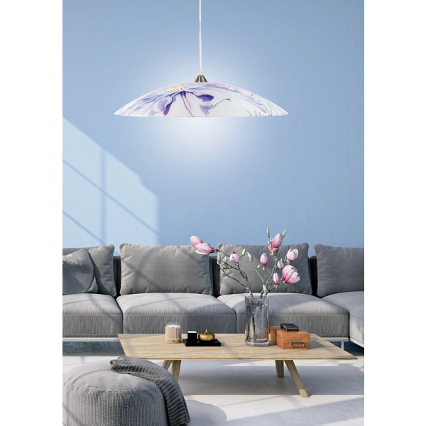 Spring Lampa Wisząca 40 1X60W E27 Fioletowy Candellux