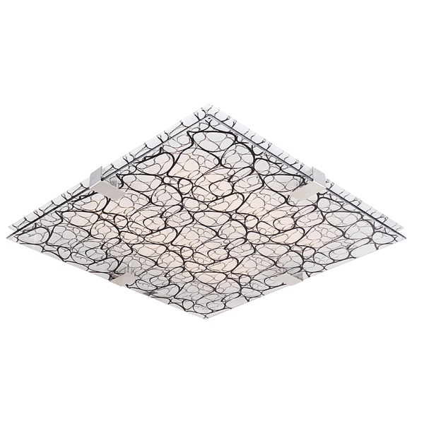 Fiera Lampa Sufitowa Plafon 31X31 2X60W E27 Kwadrat Candellux