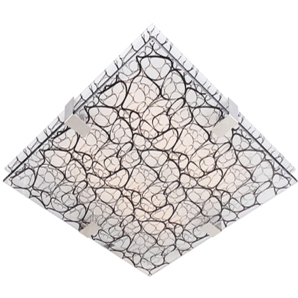 Fiera Lampa Sufitowa Plafon 40X40 3X50W E27 Kwadrat Candellux