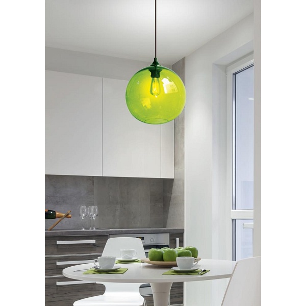 Lampa Wisząca Edison 25 1X60W E27 Zielony Candellux