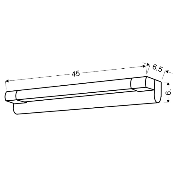 Mia 1 Lampa Kinkiet 5W Led Chrom Candellux