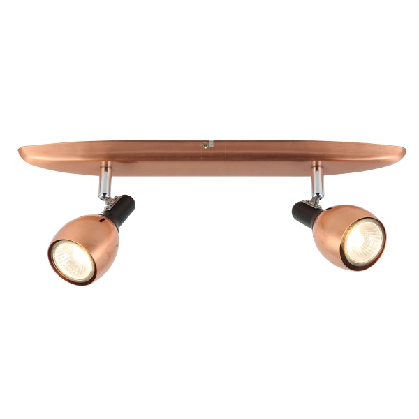 Cross Lampa Sufitowa Listwa 2X50W Gu10 Miedziany Candellux