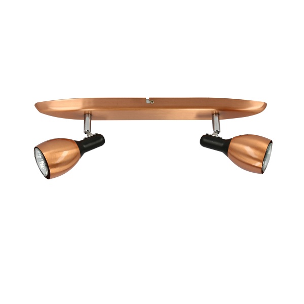 Cross Lampa Sufitowa Listwa 2X50W Gu10 Miedziany Candellux