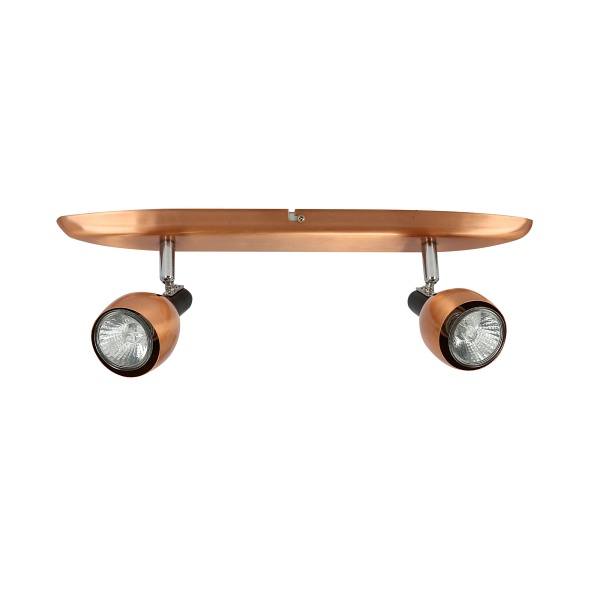 Cross Lampa Sufitowa Listwa 2X50W Gu10 Miedziany Candellux