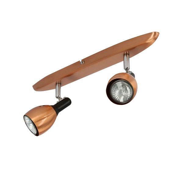 Cross Lampa Sufitowa Listwa 2X50W Gu10 Miedziany Candellux