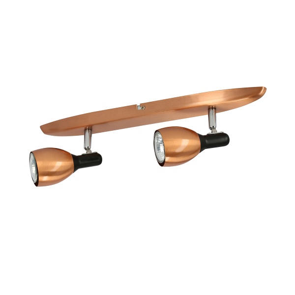 Cross Lampa Sufitowa Listwa 2X50W Gu10 Miedziany Candellux