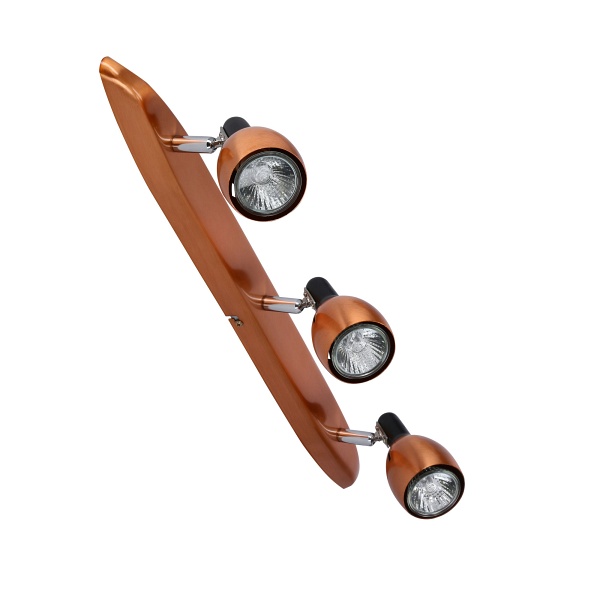 Cross Lampa Sufitowa Listwa 3X50W Gu10 Miedziany Candellux