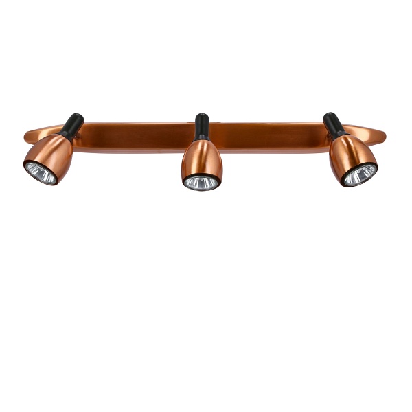 Cross Lampa Sufitowa Listwa 3X50W Gu10 Miedziany Candellux