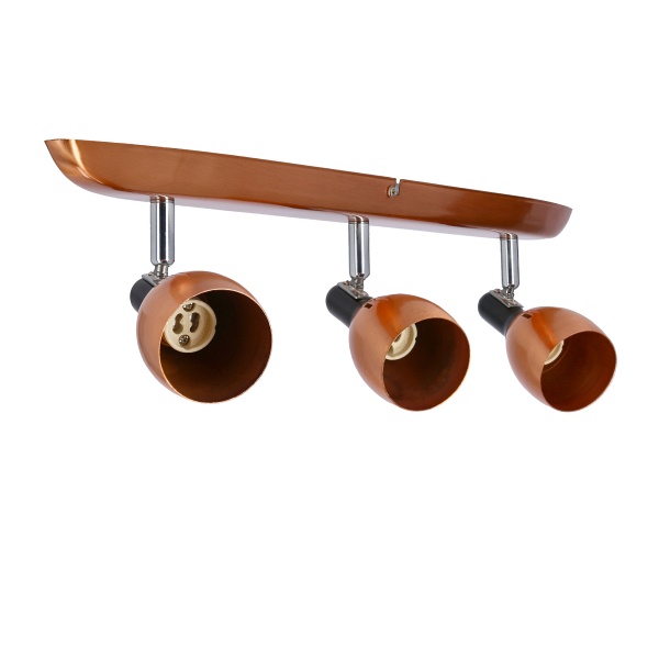 Cross Lampa Sufitowa Listwa 3X50W Gu10 Miedziany Candellux