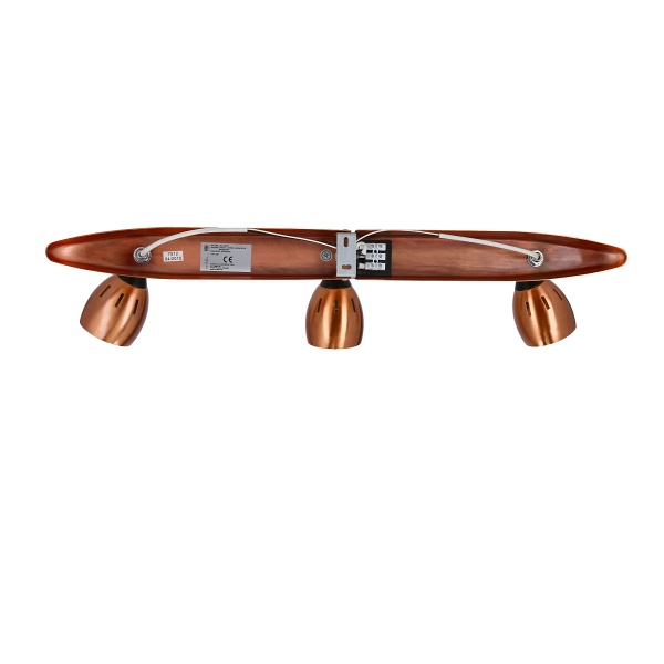 Cross Lampa Sufitowa Listwa 3X50W Gu10 Miedziany Candellux