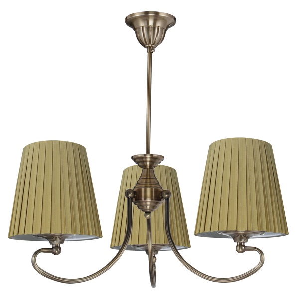 Mozart Lampa Wisząca 3X60W E27 Patynowa Miedź Miodowy Candellux