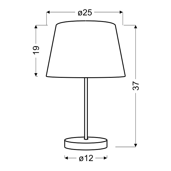 Pablo Lampa Gabinetowa 1X60W E27 Pomarańczowy Candellux
