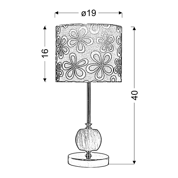 Cort Lampa Gabinetowa 1X60W E27 Zielony Candellux