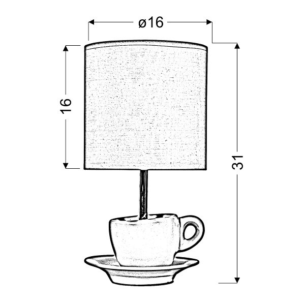 Cynka Lampa Gabinetowa 1X60W E27 Pistacjowy Candellux