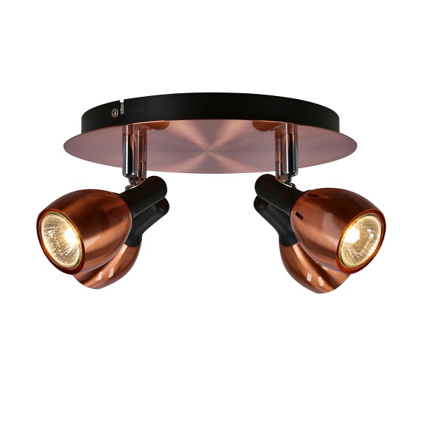 Cross Lampa Sufitowa Plafon 4X50W Gu10 Miedziany Candellux