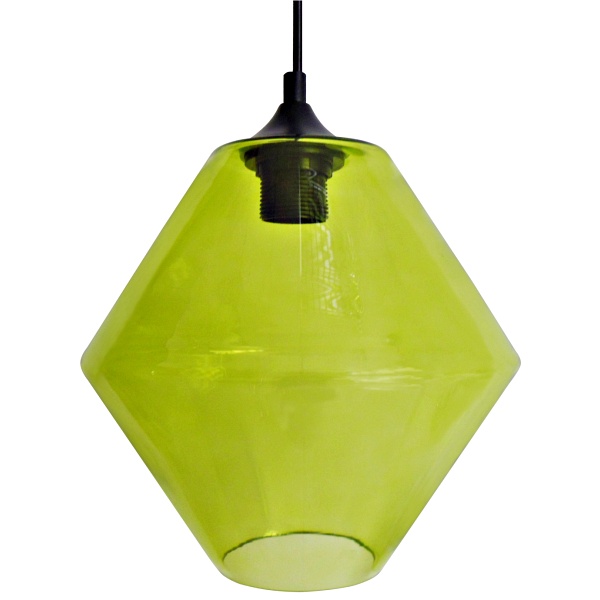 Lampa Wisząca Bremen 20 1X60W E27 Klosz Zielony Candellux