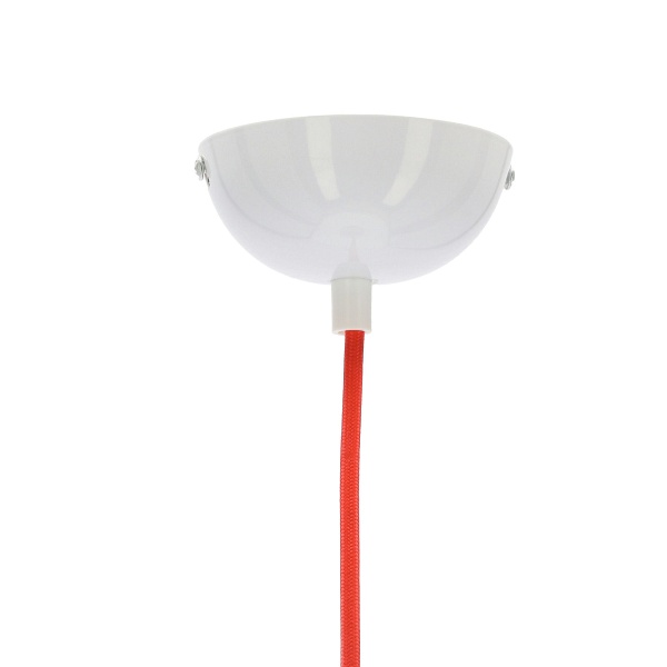 Robinson Lampa Wisząca 26 1X60W E27 Biały / Wnętrze Żółte Candellux