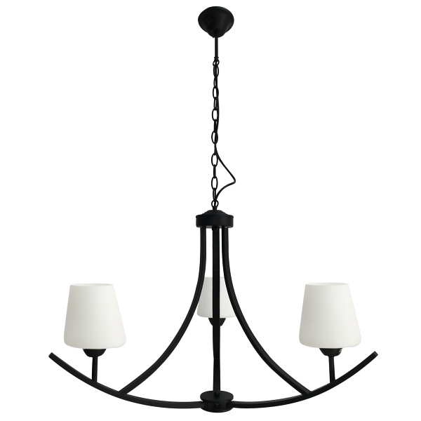 Londyn Lampa Wisząca 3X60W E27 Czarny Candellux