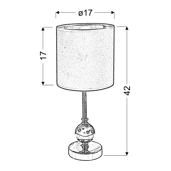 Melba Lampa Gabinetowa 1X40W E14 Czarny Candellux