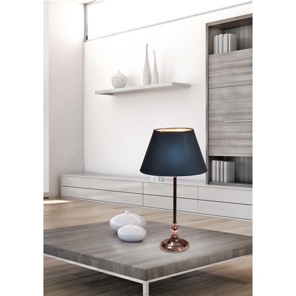 Noe Lampa Gabinetowa 1X60W E27 Stożek Czarny Candellux