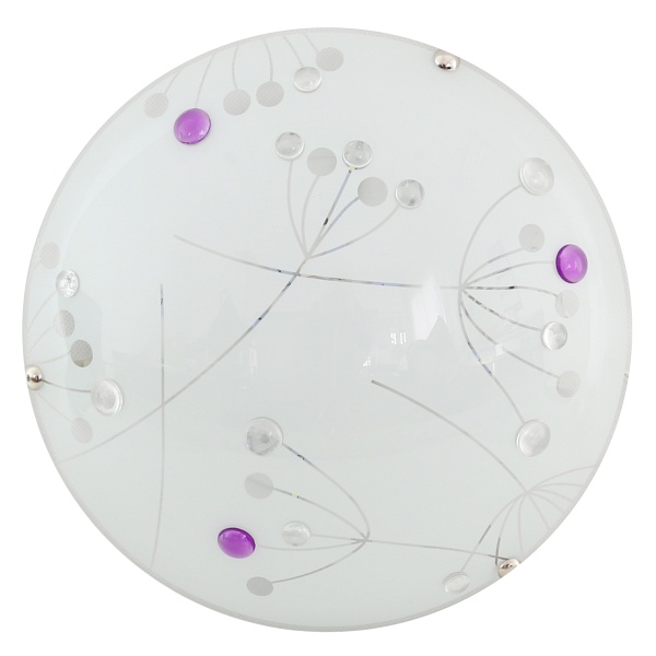 Floral Lampa Sufitowa Plafon 30 1X10W Led 6500K Fiolet Candellux