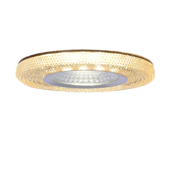 Oprawa Stropowa Stała Okrągła Sak-04 Al/Am 5W Led Cob 230V Szkło Akrylowe Burszt Candellux