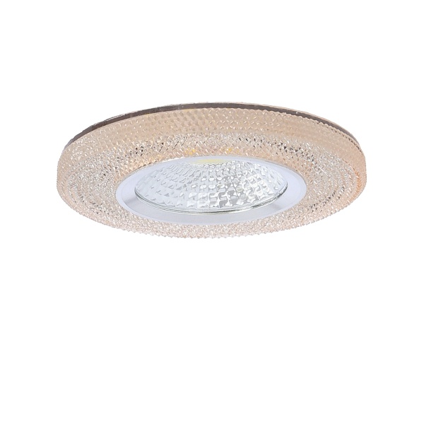 Oprawa Stropowa Stała Okrągła Sak-04 Al/Am 5W Led Cob 230V Szkło Akrylowe Burszt Candellux