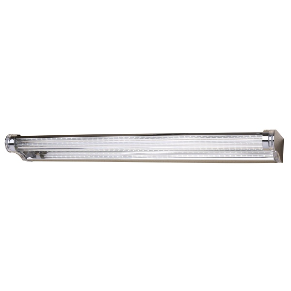 Moderno Lampa Kinkiet 9W Led 58 Cm Stal Nierdzewna Polerowana/Akryl Candellux