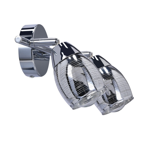 Milton Lampa Sufitowa Listwa 2X10W E14 Led Chrom Candellux