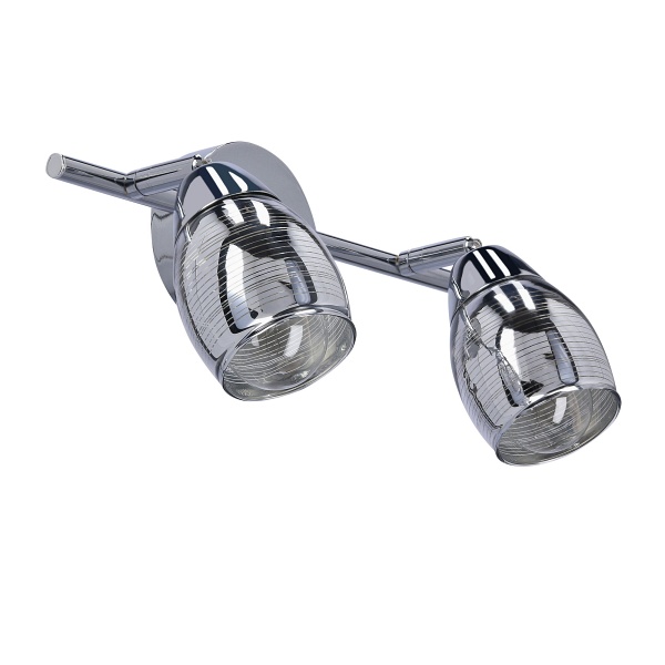 Milton Lampa Sufitowa Listwa 2X10W E14 Led Chrom Candellux