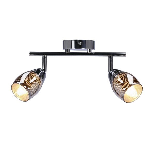 Milton Lampa Sufitowa Listwa 2X10W E14 Led Chrom Candellux