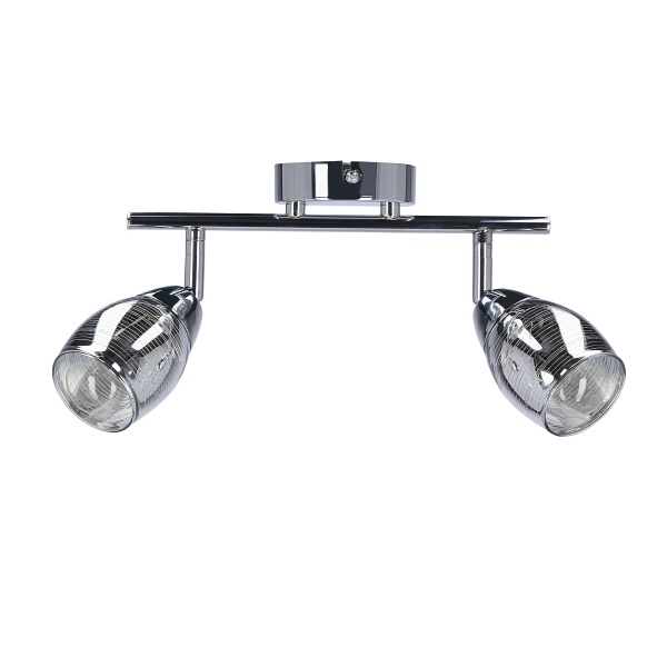 Milton Lampa Sufitowa Listwa 2X10W E14 Led Chrom Candellux