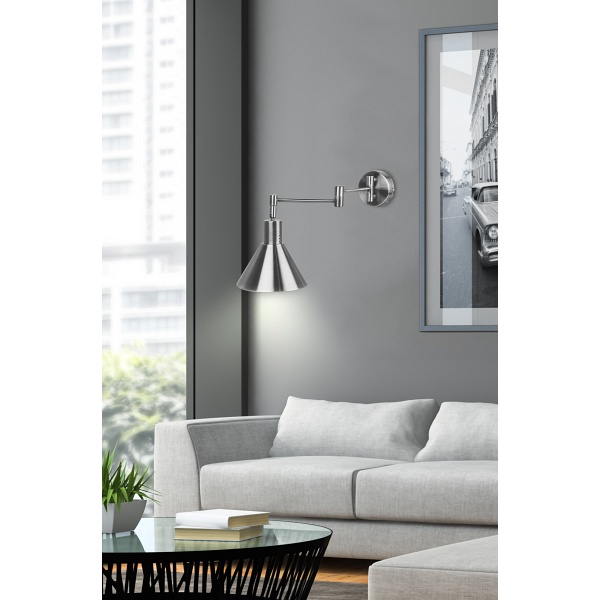 Copenhagen Lampa Kinkiet 1X40W E14 Satyna Candellux