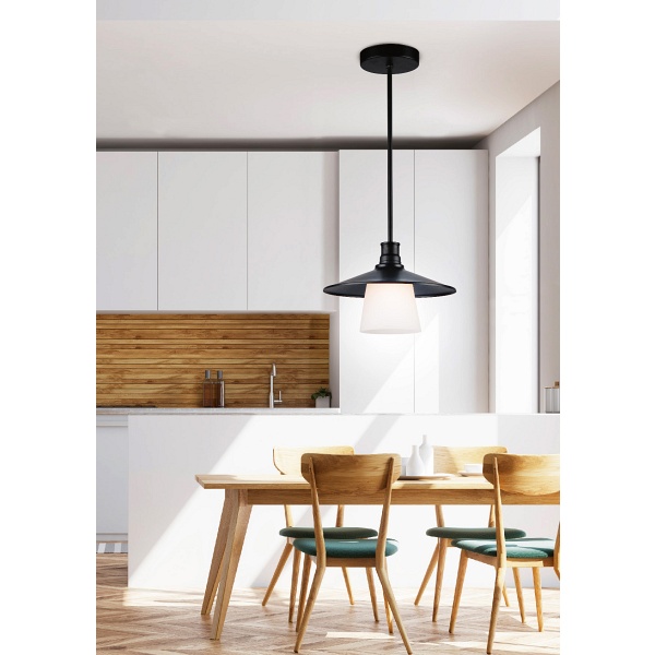 Loft Lampa Wisząca 1X60W E27 Czarny Candellux